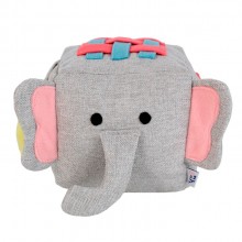 Cubo Interativo Linho Elefante 